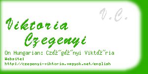 viktoria czegenyi business card